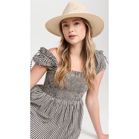 Hat Attack Luxe Vented Packable Hat in Natural One Size Womens Sun Garden Beach - Picture 12 of 12